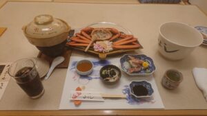 京都「やまよし」のカニ